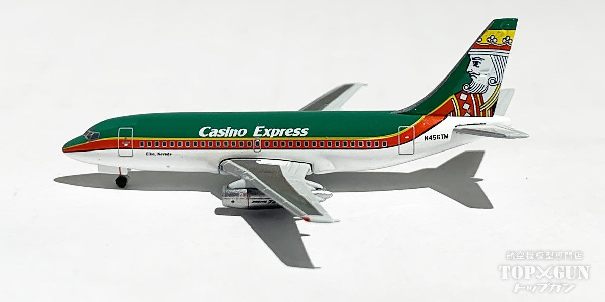 B737-200 カジノ・エクスプレス 「King of Diamondos」  ヘルパクラブモデル ※プラスチック製スタンド付 N456TM  1/500 (PH20241022) [535694]