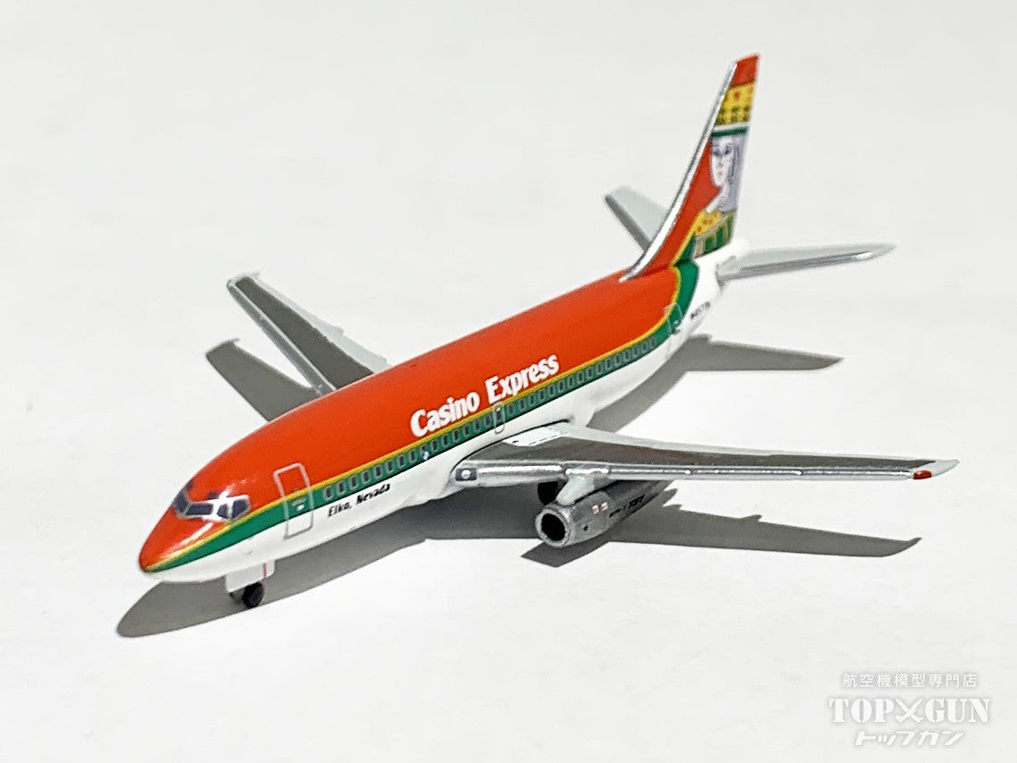 B737-200 カジノ・エクスプレス 「Queen of Hearts」  ヘルパクラブモデル ※プラスチック製スタンド付 N457TM  1/500 (PH20241022) [535700]