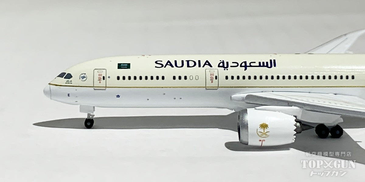 B787-9 Saudia (Saudi Arabian Airlines) "75th" Herpa Club Model *Plastic stand included HZ-ARE 1/500 (PH20241022) [536486] 