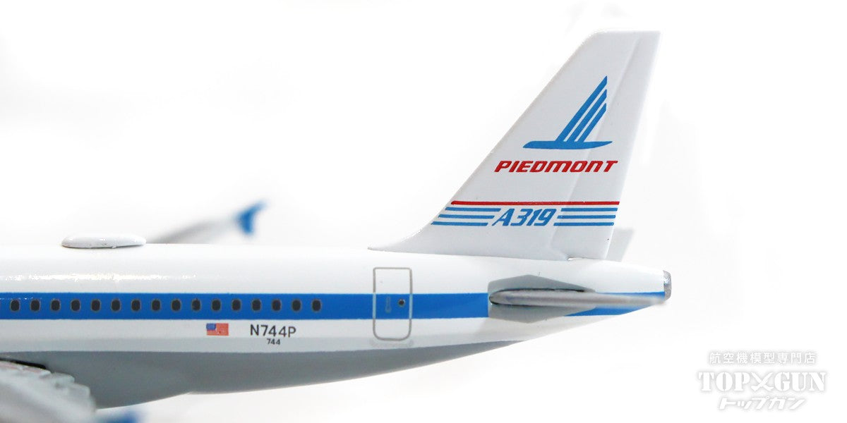 A319 アメリカン航空 特別塗装「ピードモント航空復刻」 N744P 「ピードモント・ペースメーカー」 1/500 [536615]