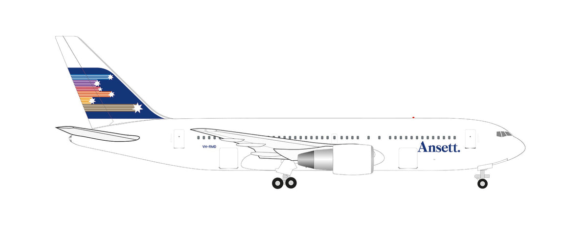 767-200 アンセット・オーストラリア航空 1980年代 VH-RMD 1/500 [536714]