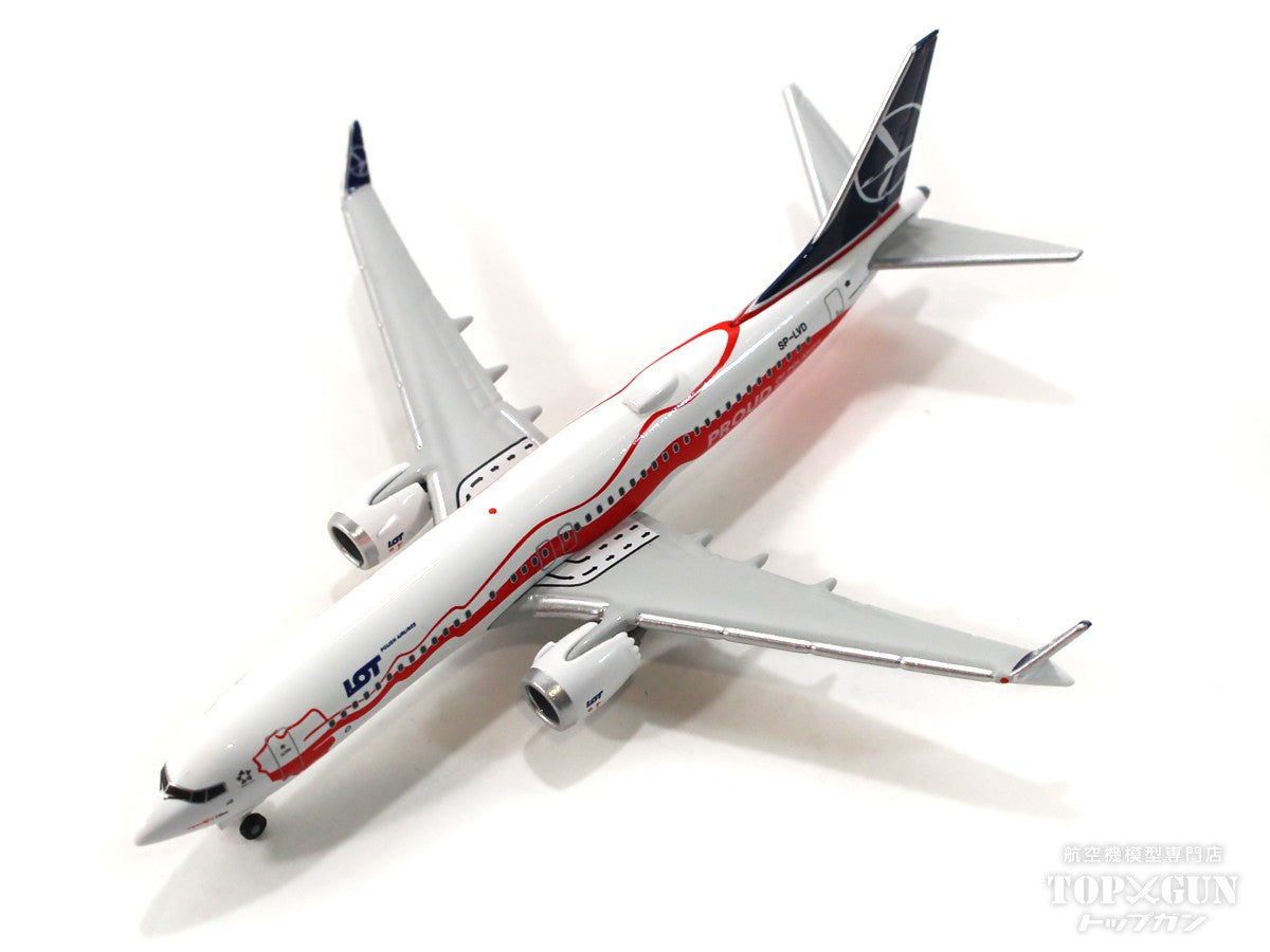 737 Max 8 LOT Polish Airlines Special Paint "100th Anniversary of Independence / Proud of Independence" 2018 SP-LVD 1/500 [536790]