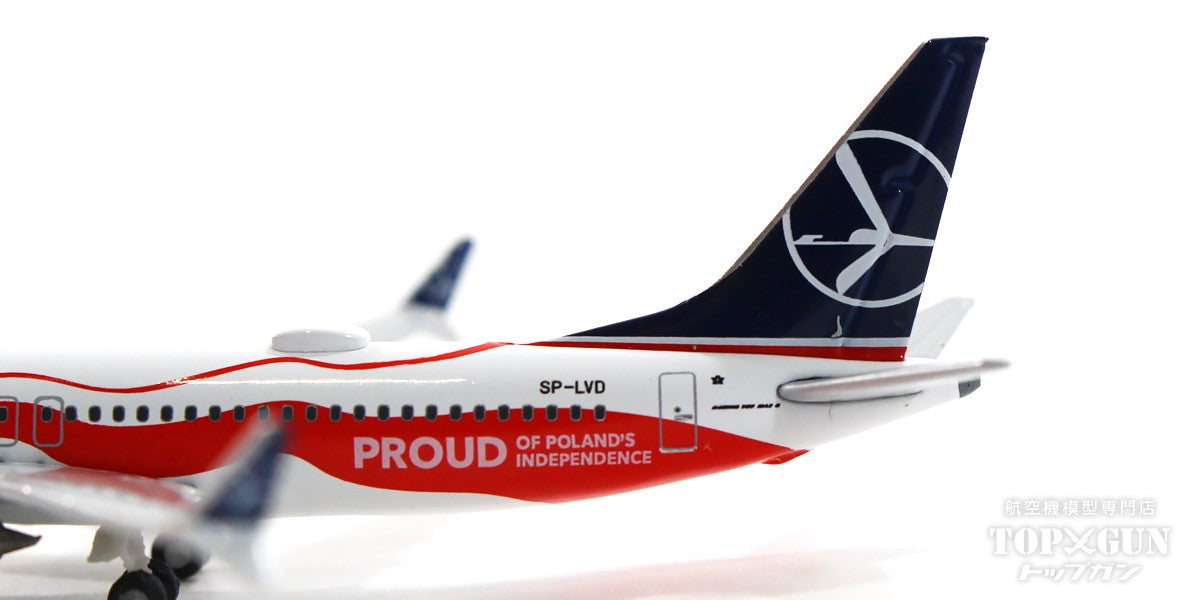 737 Max 8 LOT Polish Airlines Special Paint "100th Anniversary of Independence / Proud of Independence" 2018 SP-LVD 1/500 [536790]