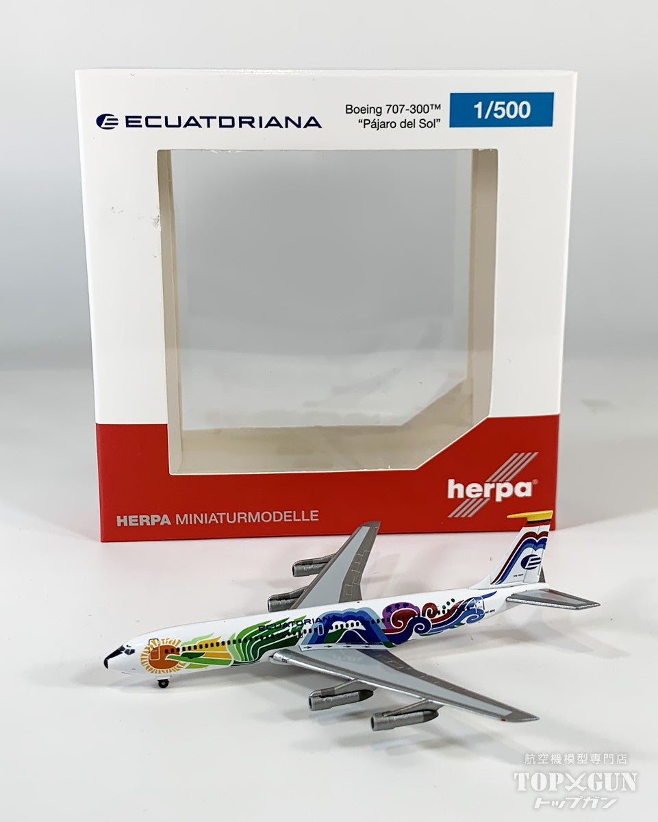 B707-300 エクアトリアナ航空/ECUATORIANA Pajaro del Sol HC-BFC 1/500[537100]
