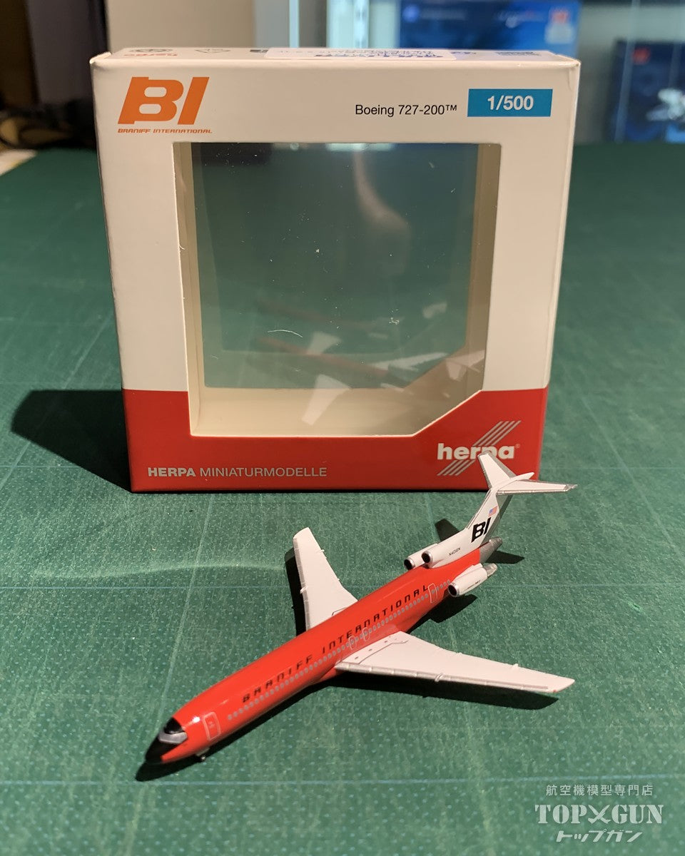 727-200 Braniff Airlines Solid Red N401BN 1/500 [537551] 