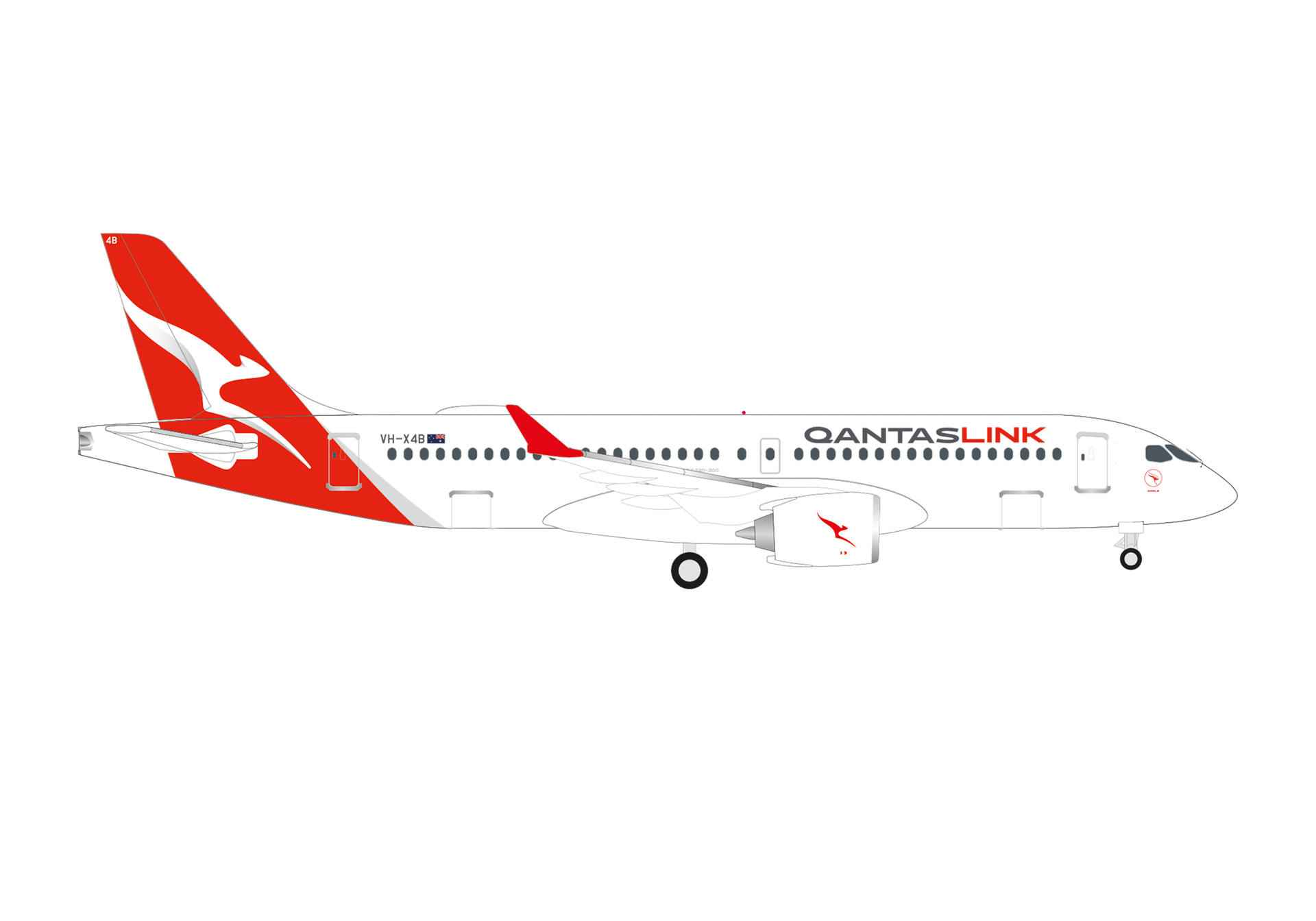 [Pre-order item] A220-300 Qantaslink VH-X4B “Koala” 1/500 (HE20240620) [537810] 