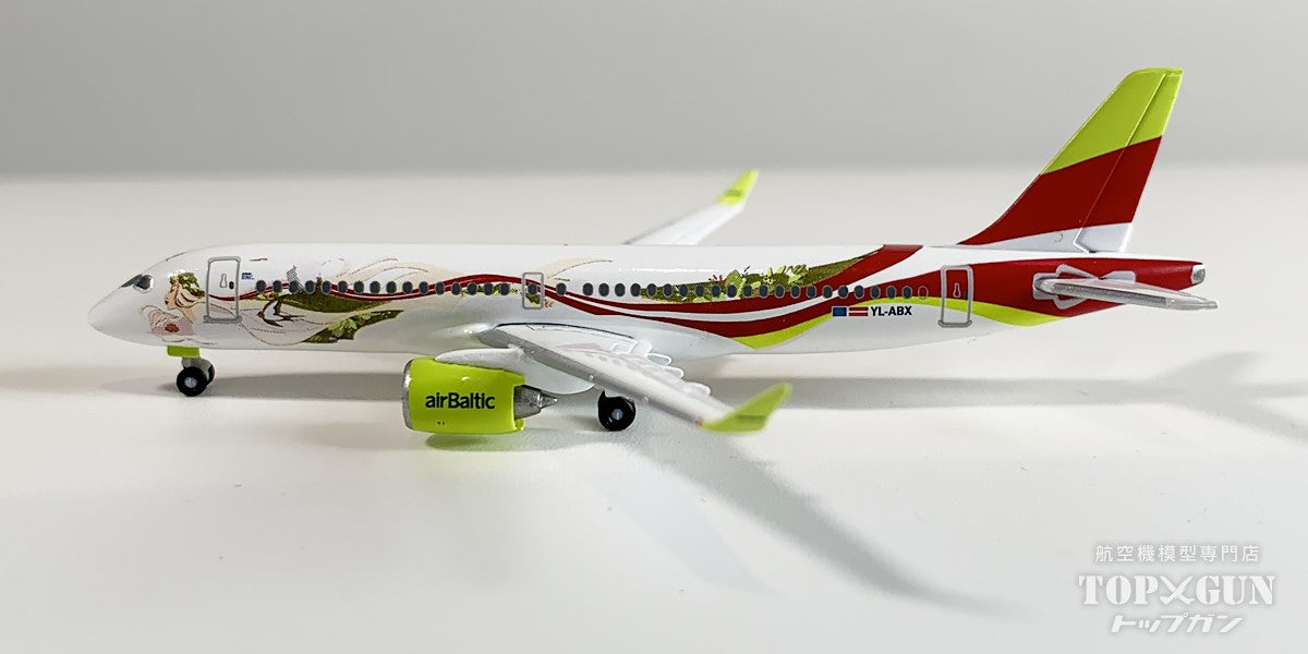 Herpa Wings A220-300 エアバルチック 50th A220 YL-ABX 1/500