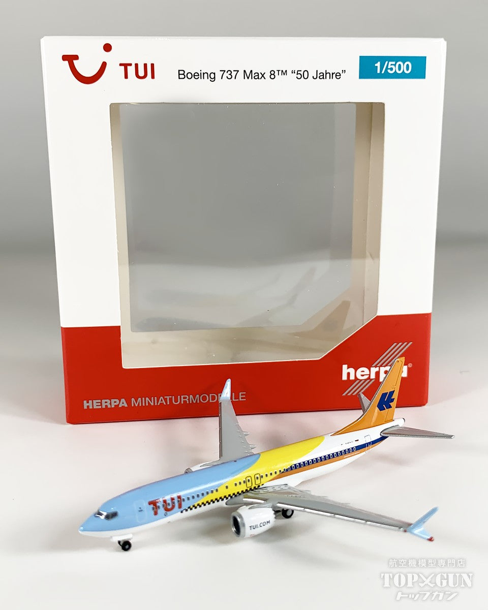 737 Max8 TUIフライ航空 50周年 Fuerteventura D-AMAH 1/500 [538411]
