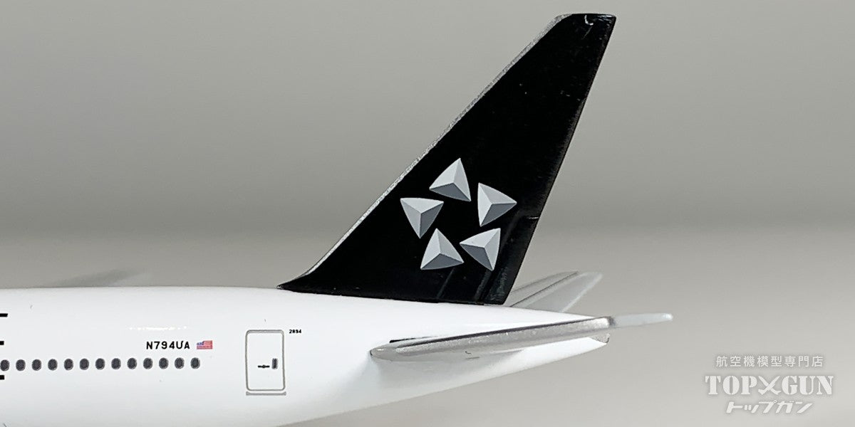 Herpa Wings 777-200 ユナイテッド航空 Star Alliance塗装 N794UA 1
