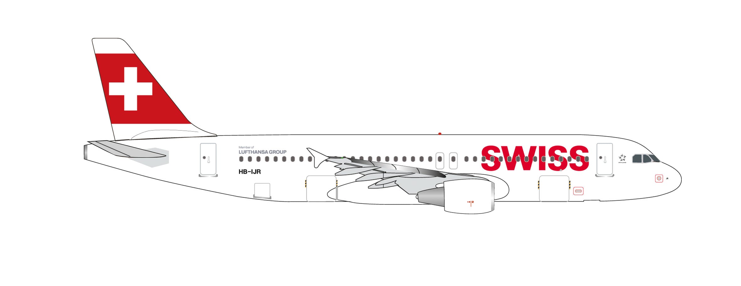 A320 スイスインターナショナルエアラインズ 「 Avenches 」 HB-IJR 1/500 [538763]
