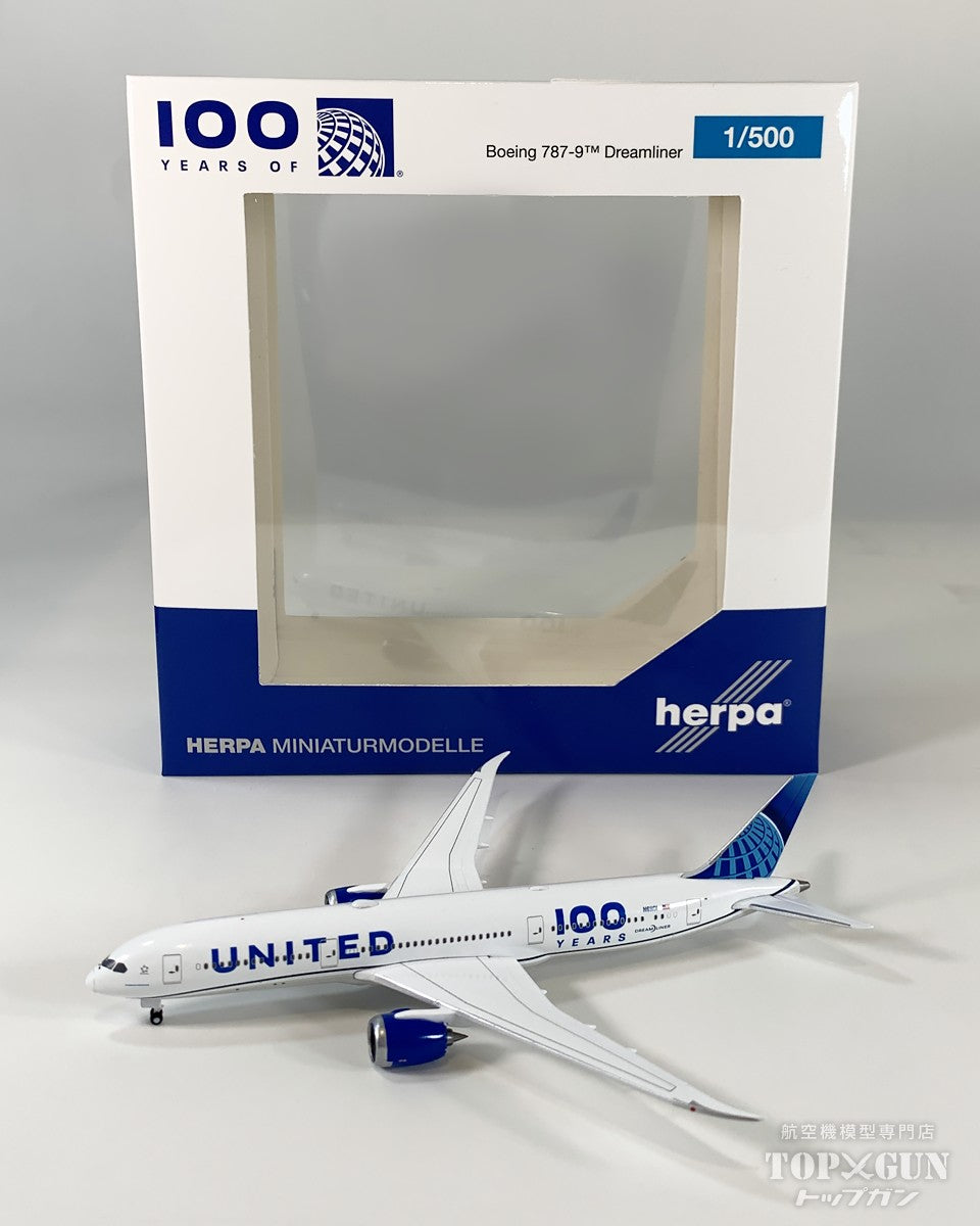 B787-9 ユナイテッド航空 「100 Years」 N61101 1/500 [539050]