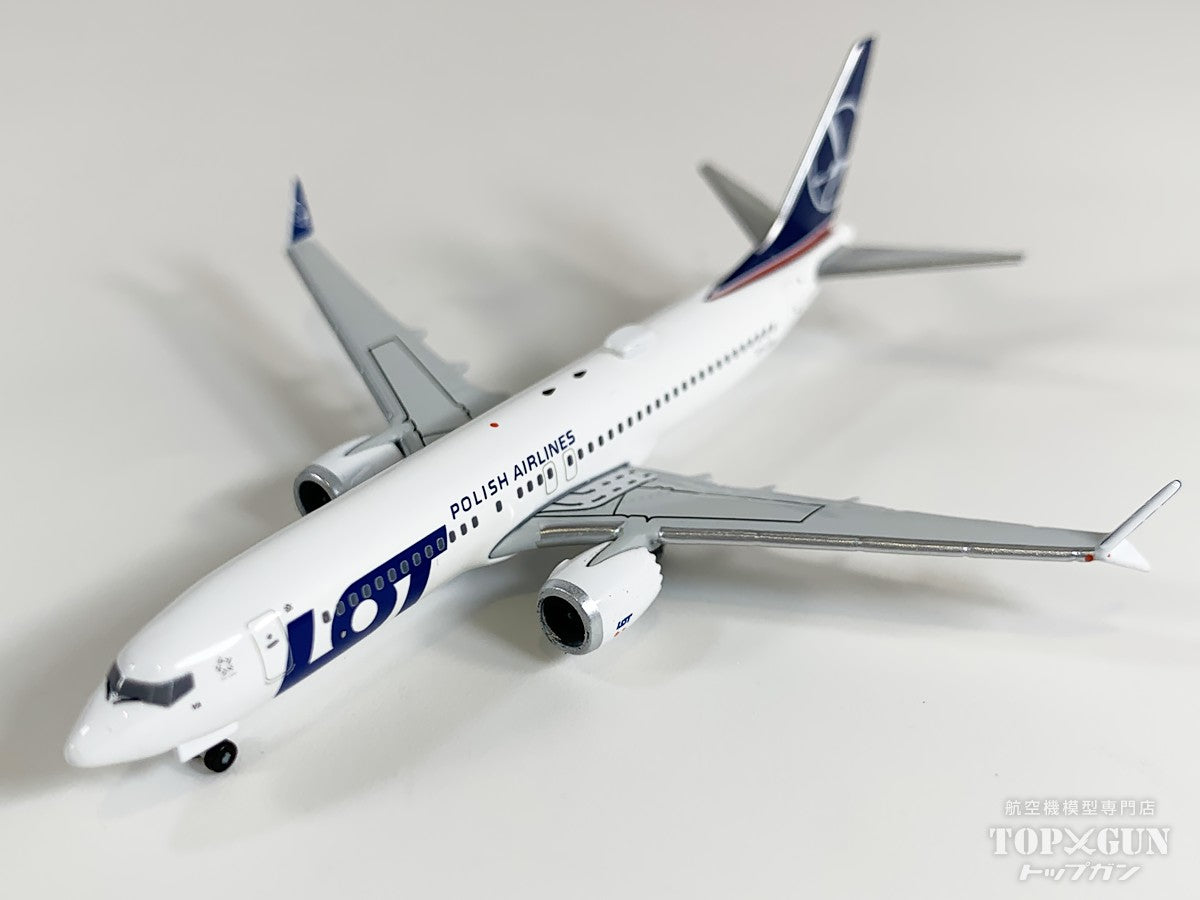 B737 MAX8 LOTポーランド航空 SP-LVA 1/500 [539098]