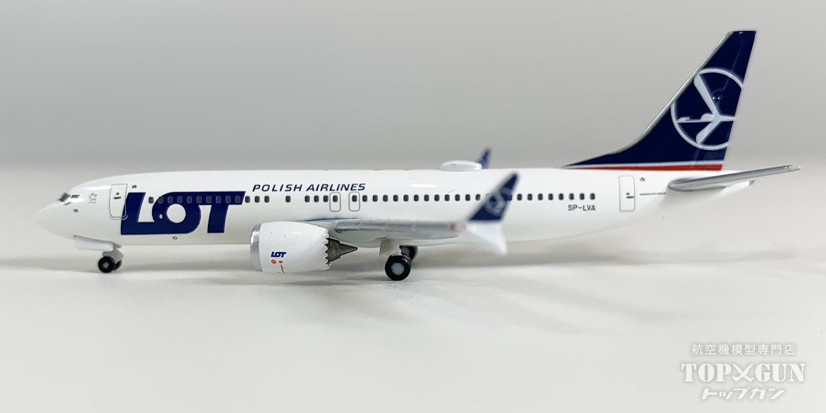 B737 MAX8 LOTポーランド航空 SP-LVA 1/500 [539098]