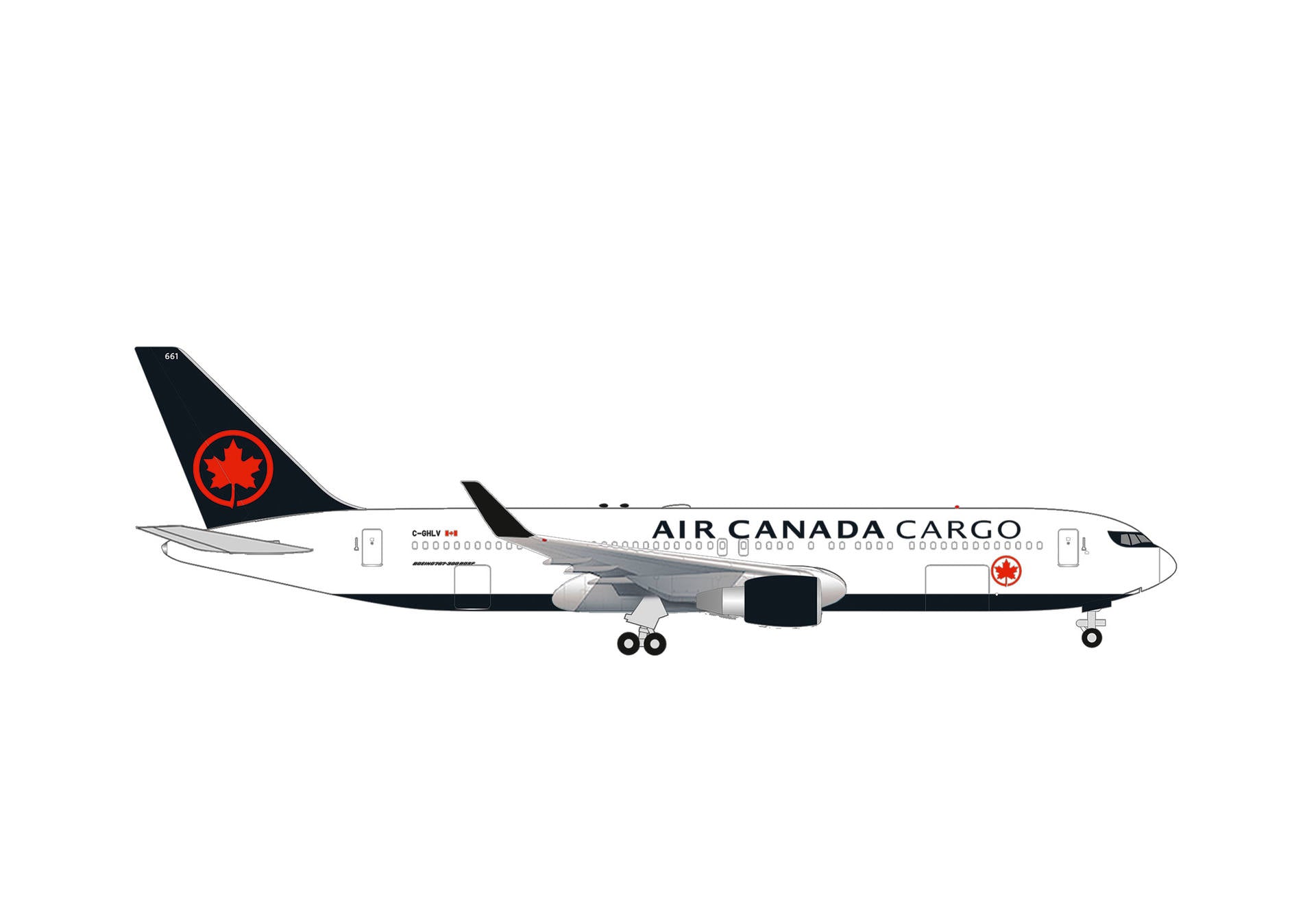 【予約商品】767-300F エアカナダカーゴ C-GHLV 1/500 (HE20260502)［539210］