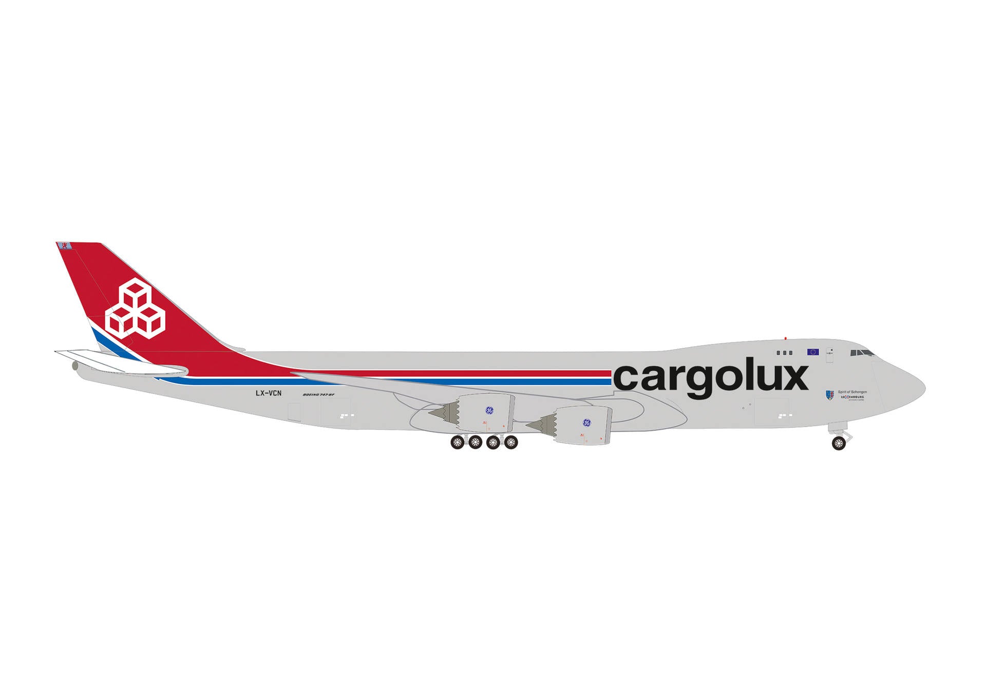 Herpa Wings 【予約商品】747-8F カーゴルクス航空 「Spirit of