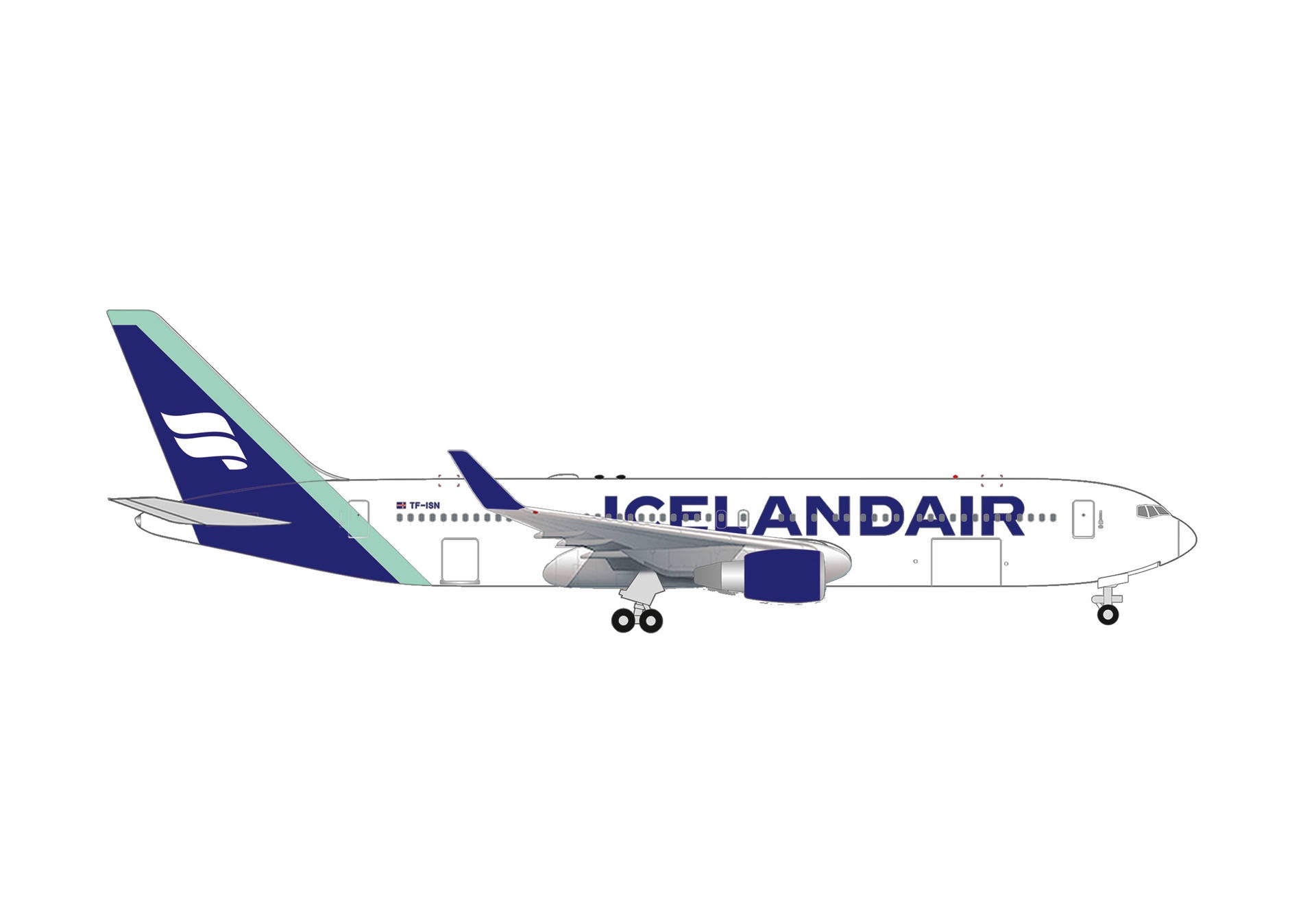 【予約商品】767-300 アイスランド航空 「Sv rtuborgir」 TF-ISN 1/500 (HE20260502)［539241］