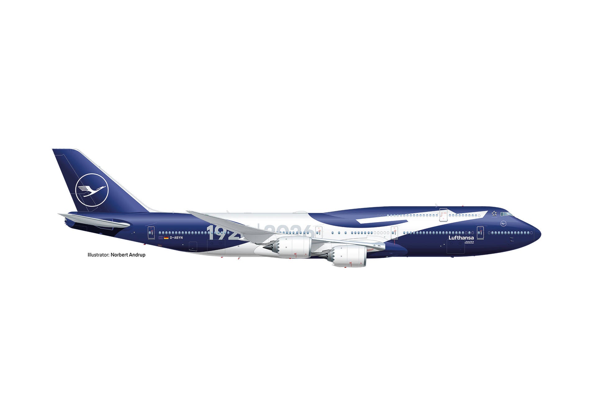 Herpa Wings 【予約商品】747-8 ルフトハンザ航空 「100 Jahre