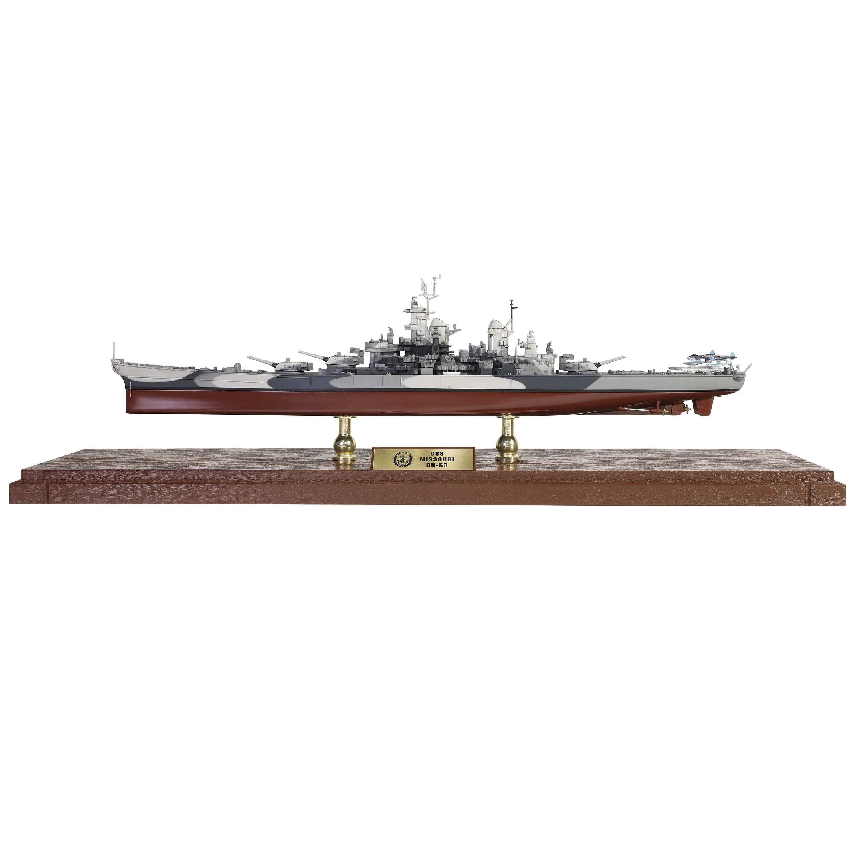 アメリカ海軍 戦艦 ミズーリ フルハル仕様 雲形迷彩 1/700 [55715]