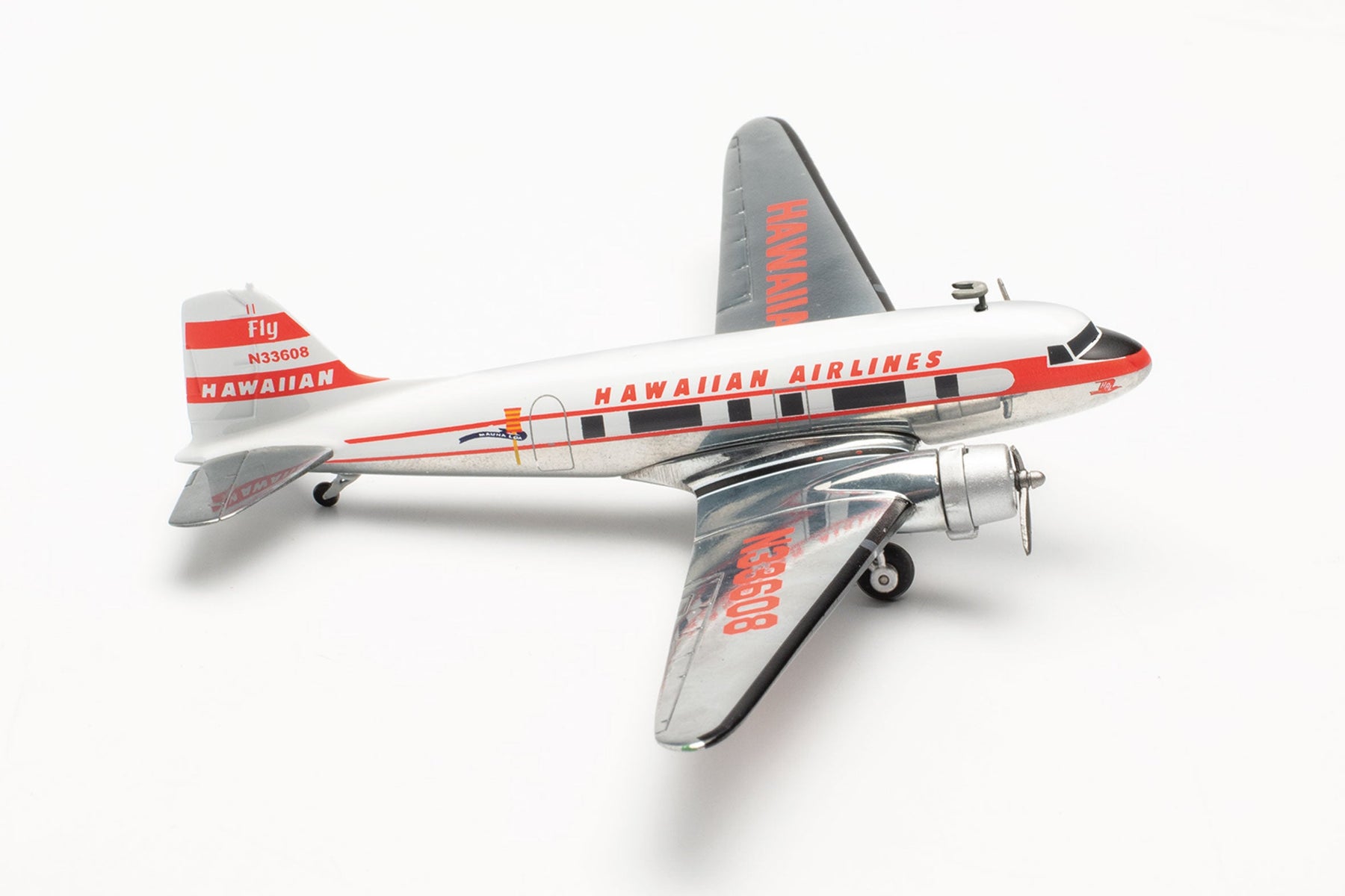 DC-3A ハワイアン航空 1950年代 「ビューマスター」 N33608 1/200 [572613]