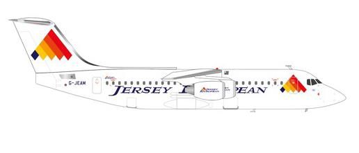 【予約商品】BAe 146-300 ジャージー・ヨーロピアン “Pride of Jersey” G-JEAM  1/200  (HE20230825) [572828]