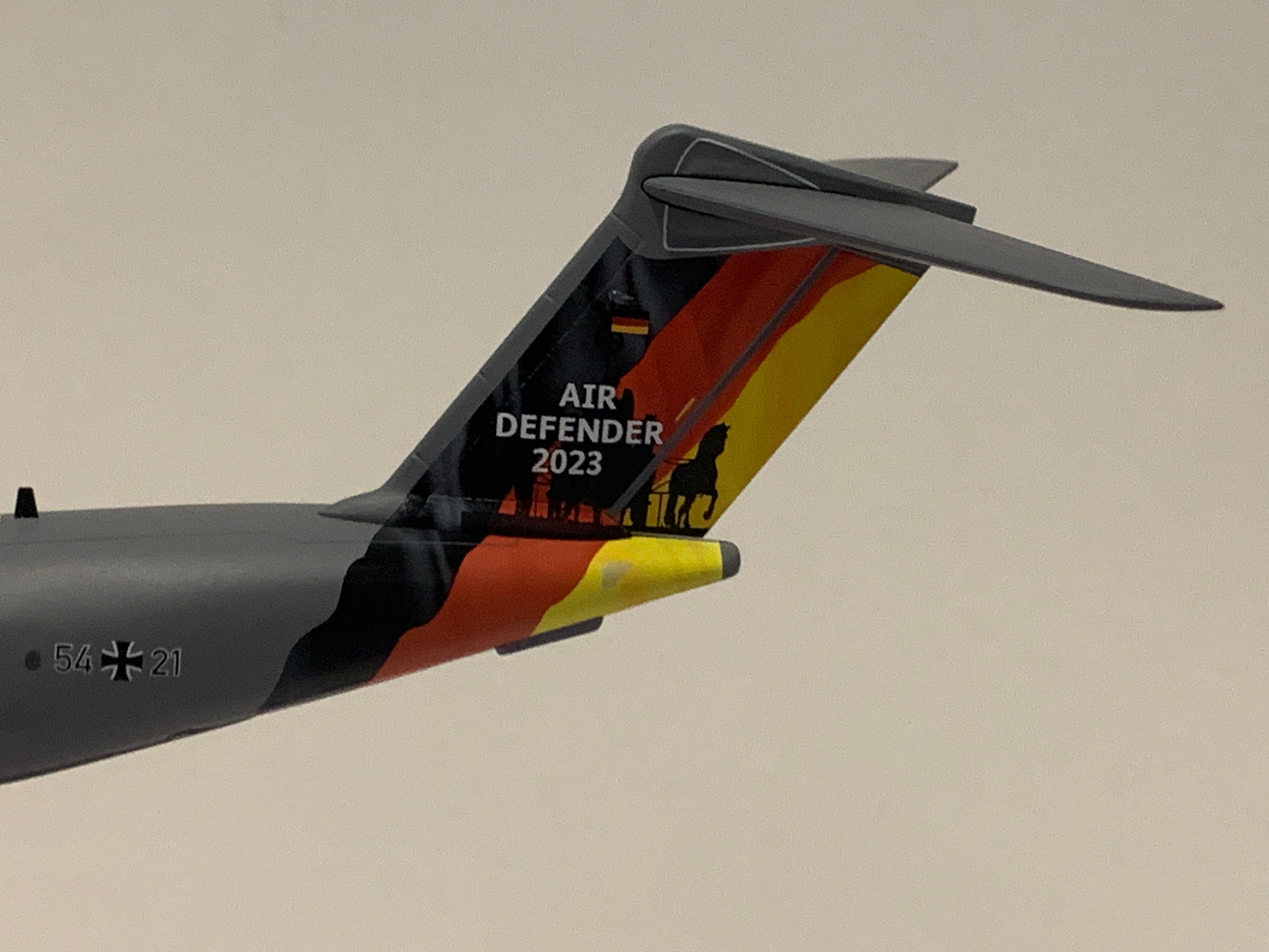 ミニカー　1/200 A400M ドイツ空軍 LTG 62 “Air Defender 2023” 54+21 [HE572965] Herpa Wings A400M ドイツ空軍 第62空輸航空団「Air Defender
