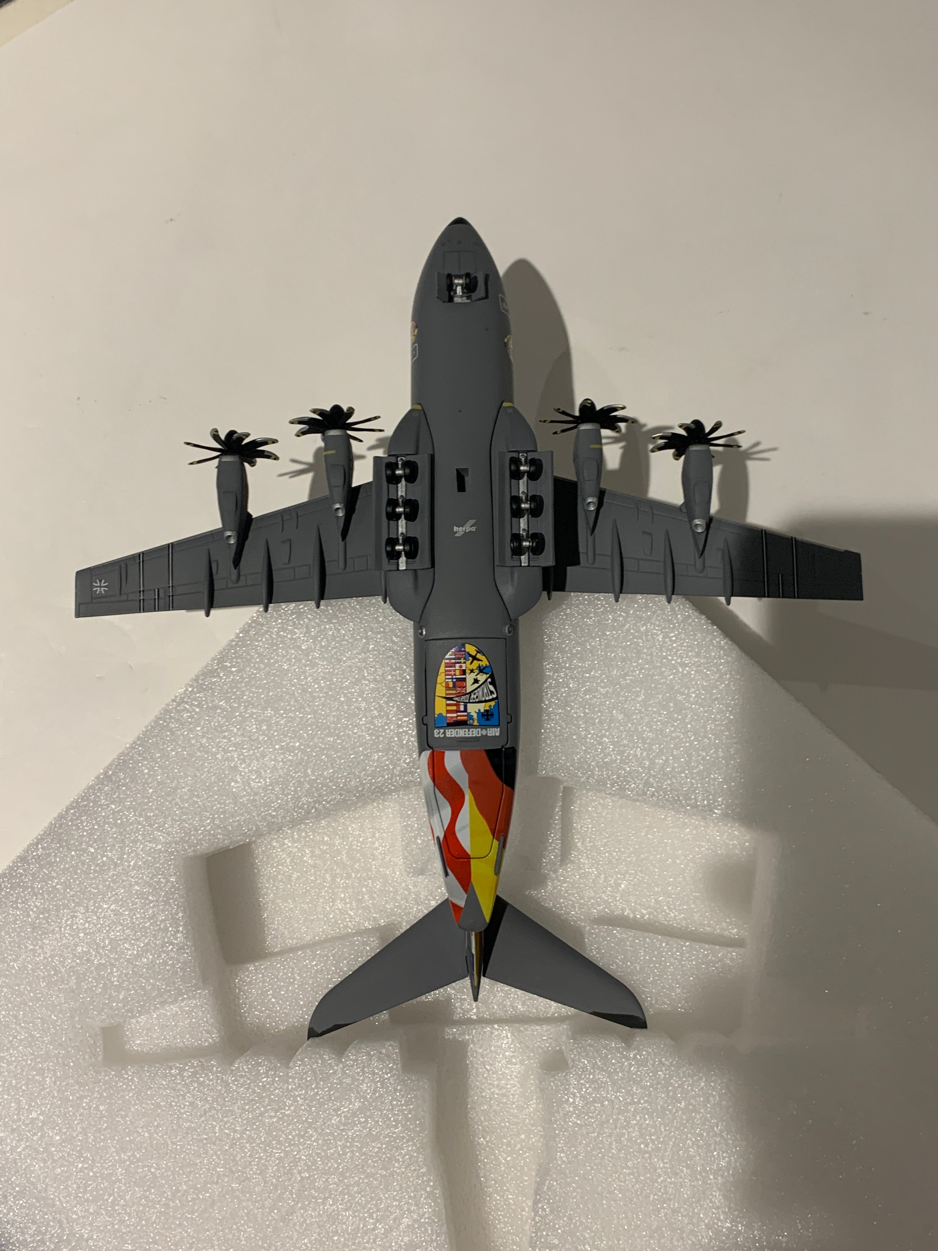 ミニカー　1/200 A400M ドイツ空軍 LTG 62 “Air Defender 2023” 54+21 [HE572965] Herpa Wings A400M ドイツ空軍 第62空輸航空団「Air Defender