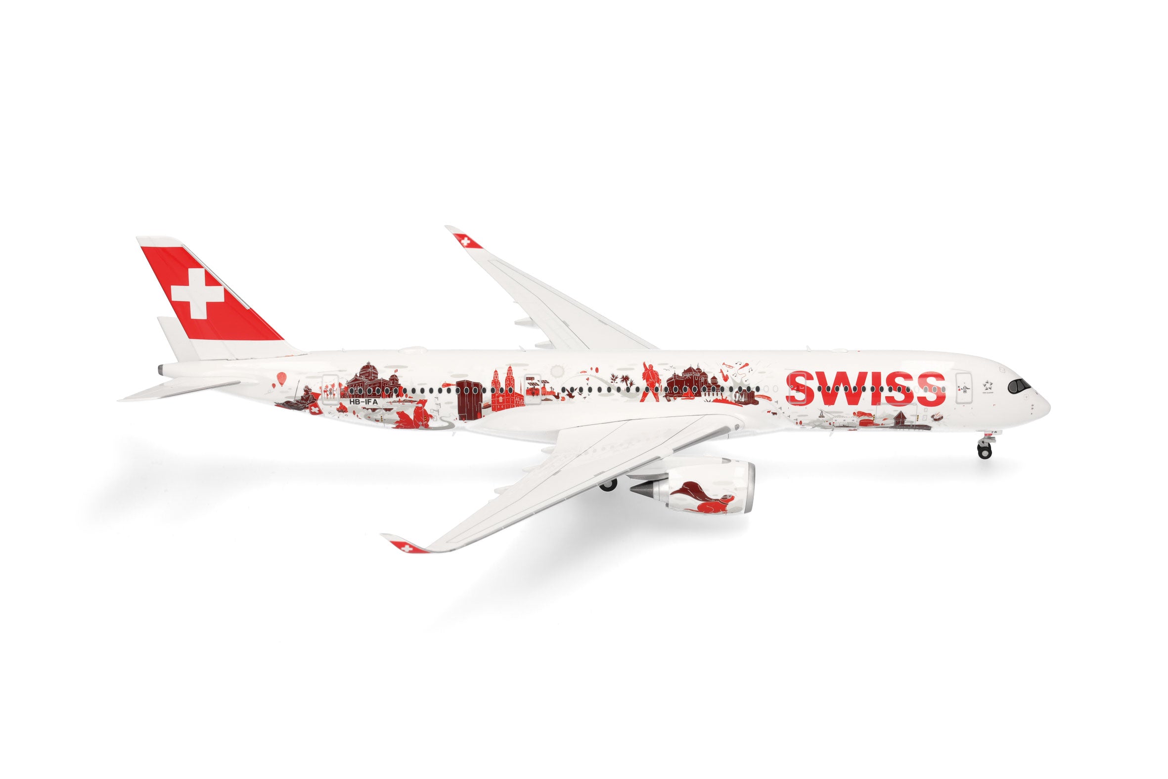 Herpa Wings 【予約商品】A350-900 スイスインターナショナル