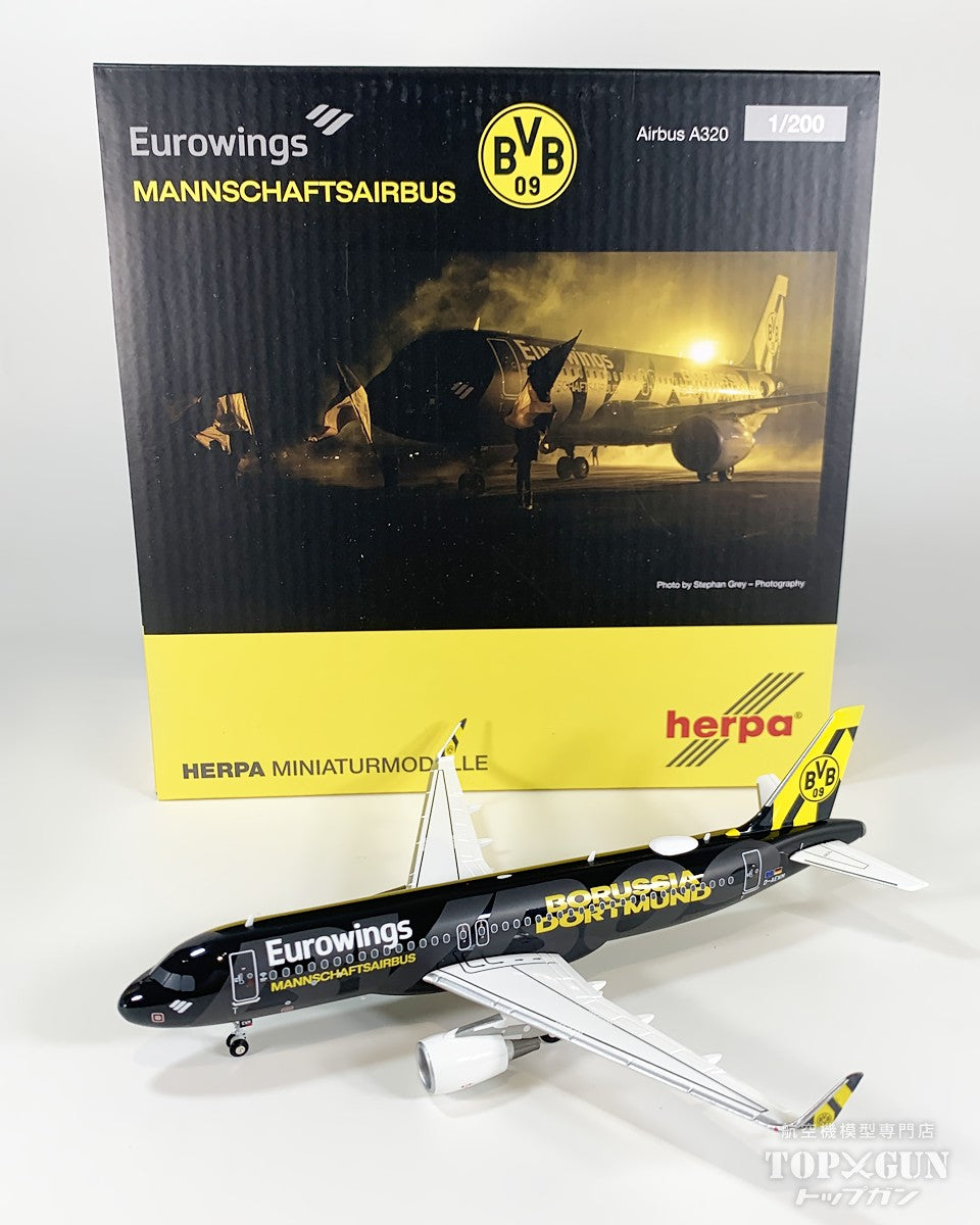 A320 ユーロウィングス 「 BVB Mannschaftsairbus (2025) 」 D-AEWM 1/200 [573764]