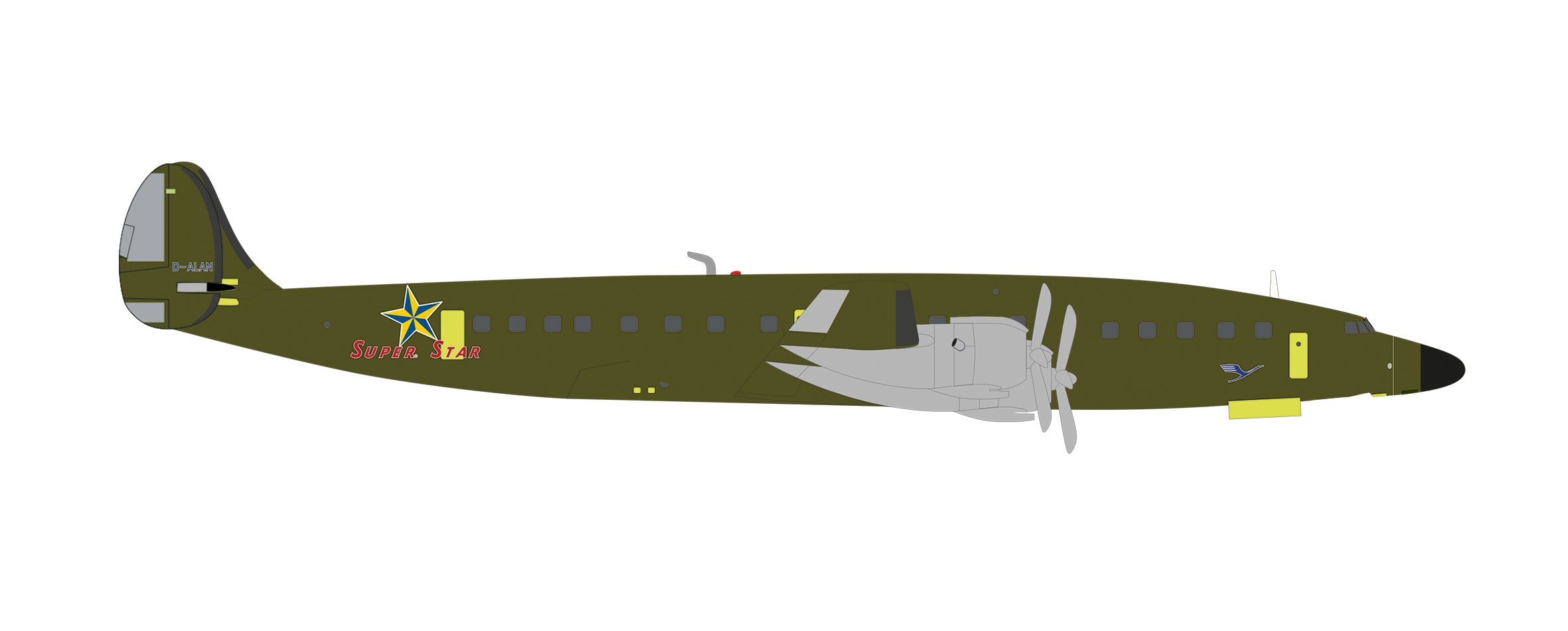 【予約商品】L-1649A ルフトハンザ航空 「復刻プロジェクト」 D-ALAN 1/200 (HE20260125) [573863]