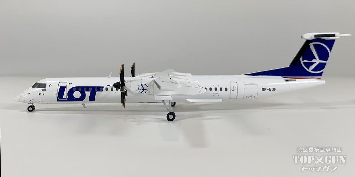 DHC-8-Q400 LOTポーランド航空 SP-EQF 1/200 [573955]