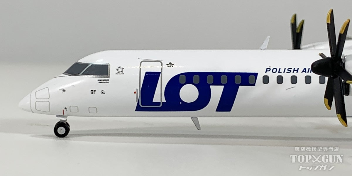 DHC-8-Q400 LOTポーランド航空 SP-EQF 1/200 [573955]