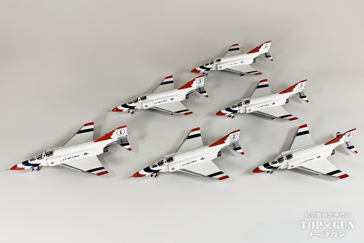 F-4E アメリカ空軍  「サンダーバーズ」 6-70年代 6機セット 1/200 (MS20250811) [60005]