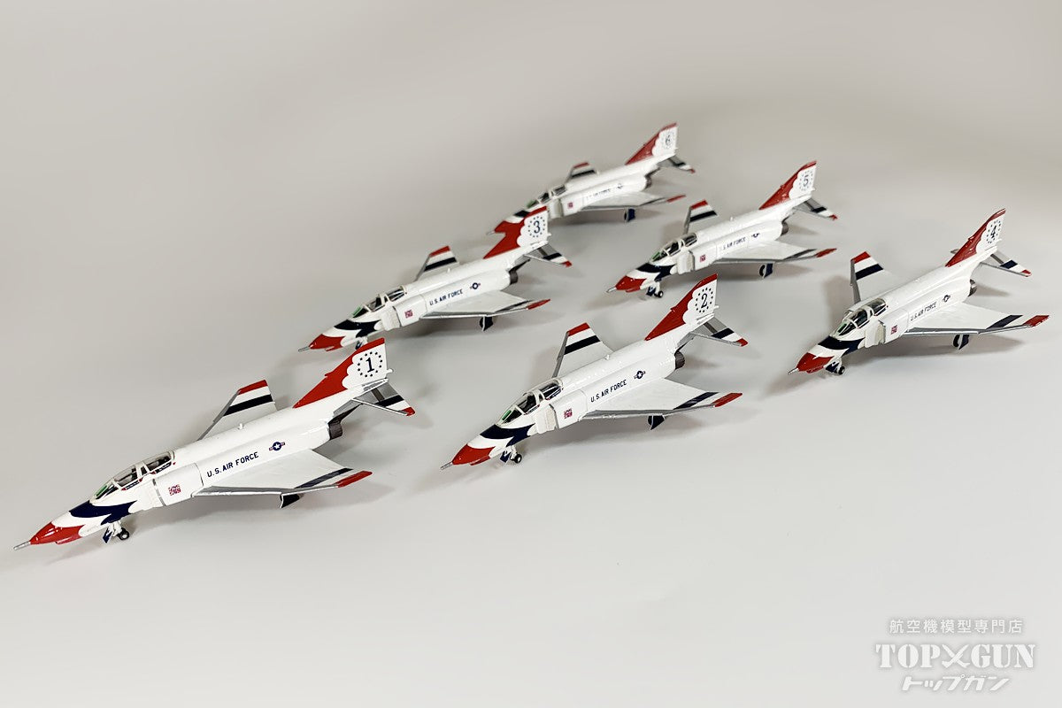 F-4E アメリカ空軍  「サンダーバーズ」 6-70年代 6機セット 1/200 (MS20250811) [60005]