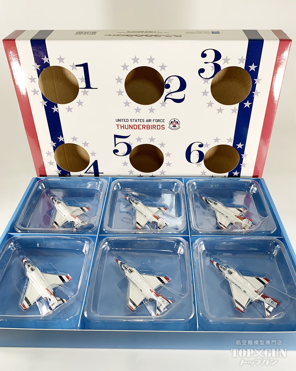 F-4E アメリカ空軍  「サンダーバーズ」 6-70年代 6機セット 1/200 (MS20250811) [60005]