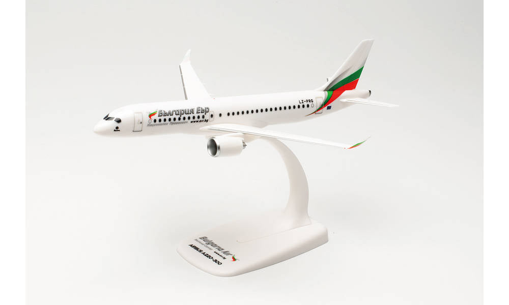 A220-300 Bulgaria Airlines LZ-PRG (assembly model, stand version, no landing gear) 1/200 [613811]