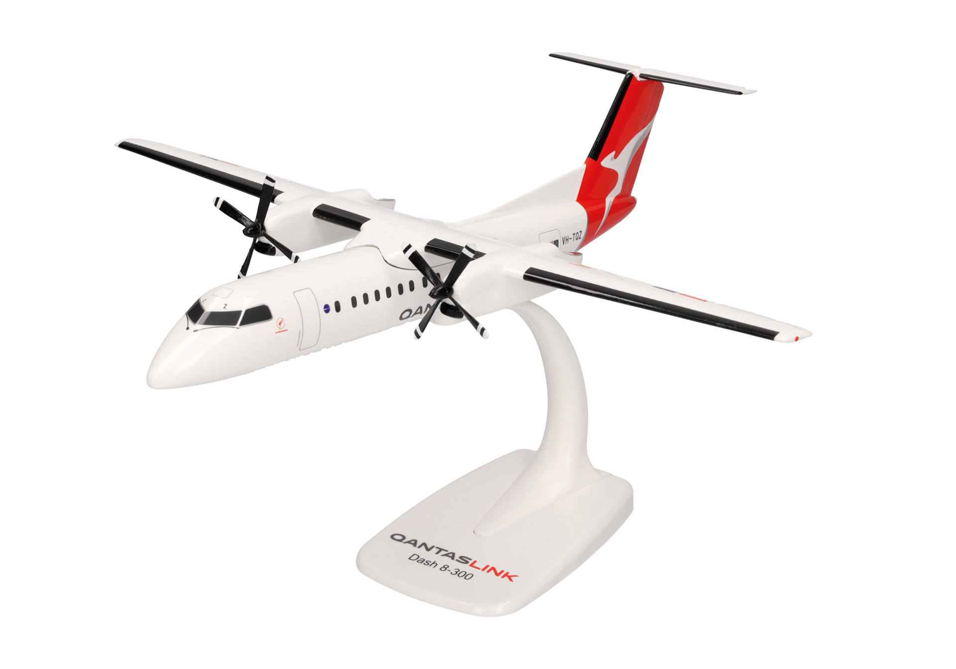 DHC-8-300 QantasLink VH-TQZ Bundaberg (assembly model, stand included, no landing gear) 1/100 [614221] 