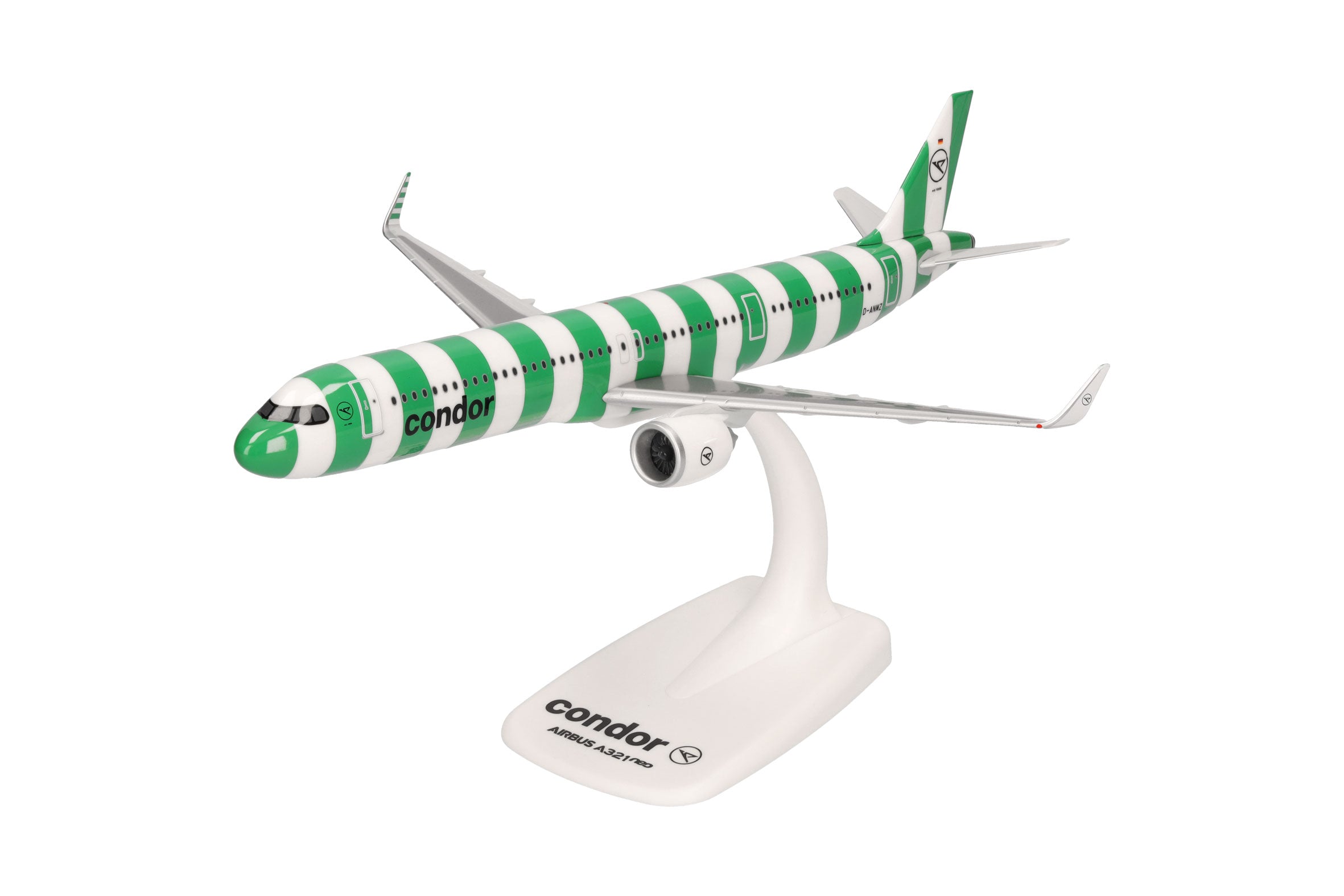 てつさん予定 アイルランド航空 白黒コンビと緑 Herpa Wings A321neo コンドル航空 「Island」 D-ANMZ 1/200 [614726]