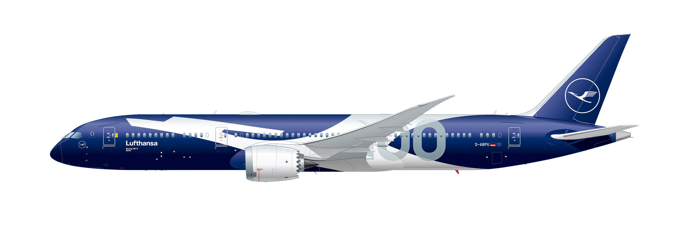 B787-9 ルフトハンザ航空 「100 Jahre 『Berlin』」 D-ABPU 1/200 [614849]