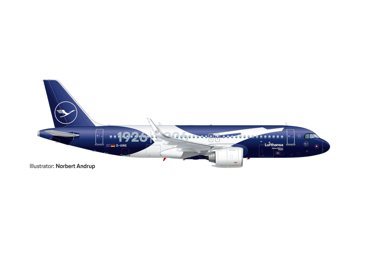 A320neo ルフトハンザ航空 「100 Jahre 『Kerpen』」 D-AING 1/200 [615105]