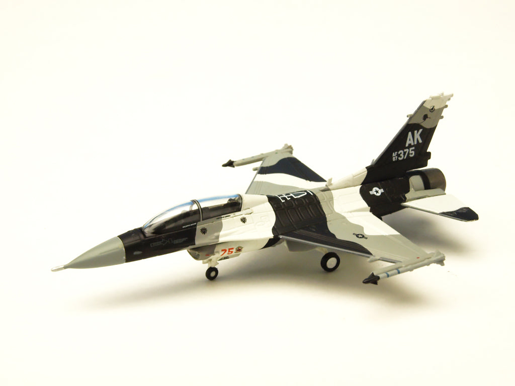 F-16D アメリカ空軍 第354戦闘航空群 第18仮想敵飛行隊 「ブルーフォクシーズ」 アイルソン基地 アークティック・スキーム AK375　1/200 (MS20250714) [6320]
