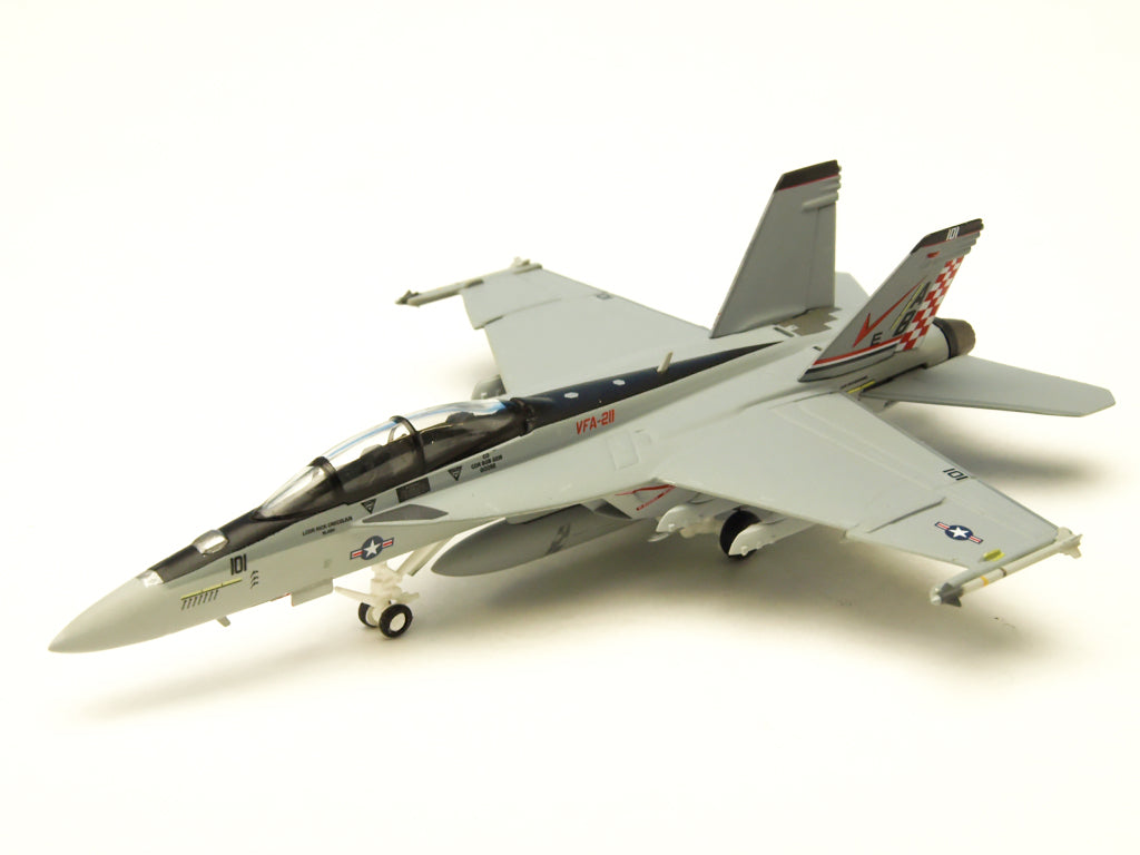 F/A-18F アメリカ海軍 第211戦闘攻撃飛行隊 「ファイティング・チェックメイツ」 飛行隊長機 ※空母エンタープライズ搭載 AB101 1/200 (MS20250714) [6443]