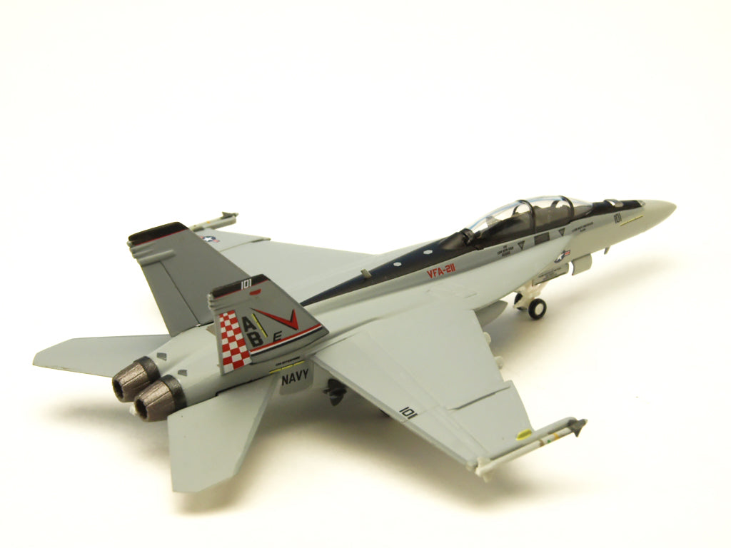 F/A-18F アメリカ海軍 第211戦闘攻撃飛行隊 「ファイティング・チェックメイツ」 飛行隊長機 ※空母エンタープライズ搭載 AB101 1/200 (MS20250714) [6443]