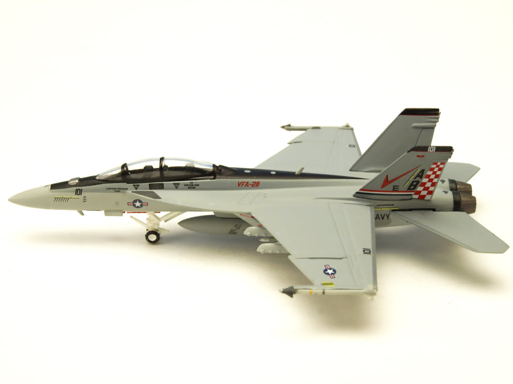 F/A-18F アメリカ海軍 第211戦闘攻撃飛行隊 「ファイティング・チェックメイツ」 飛行隊長機 ※空母エンタープライズ搭載 AB101 1/200 (MS20250714) [6443]