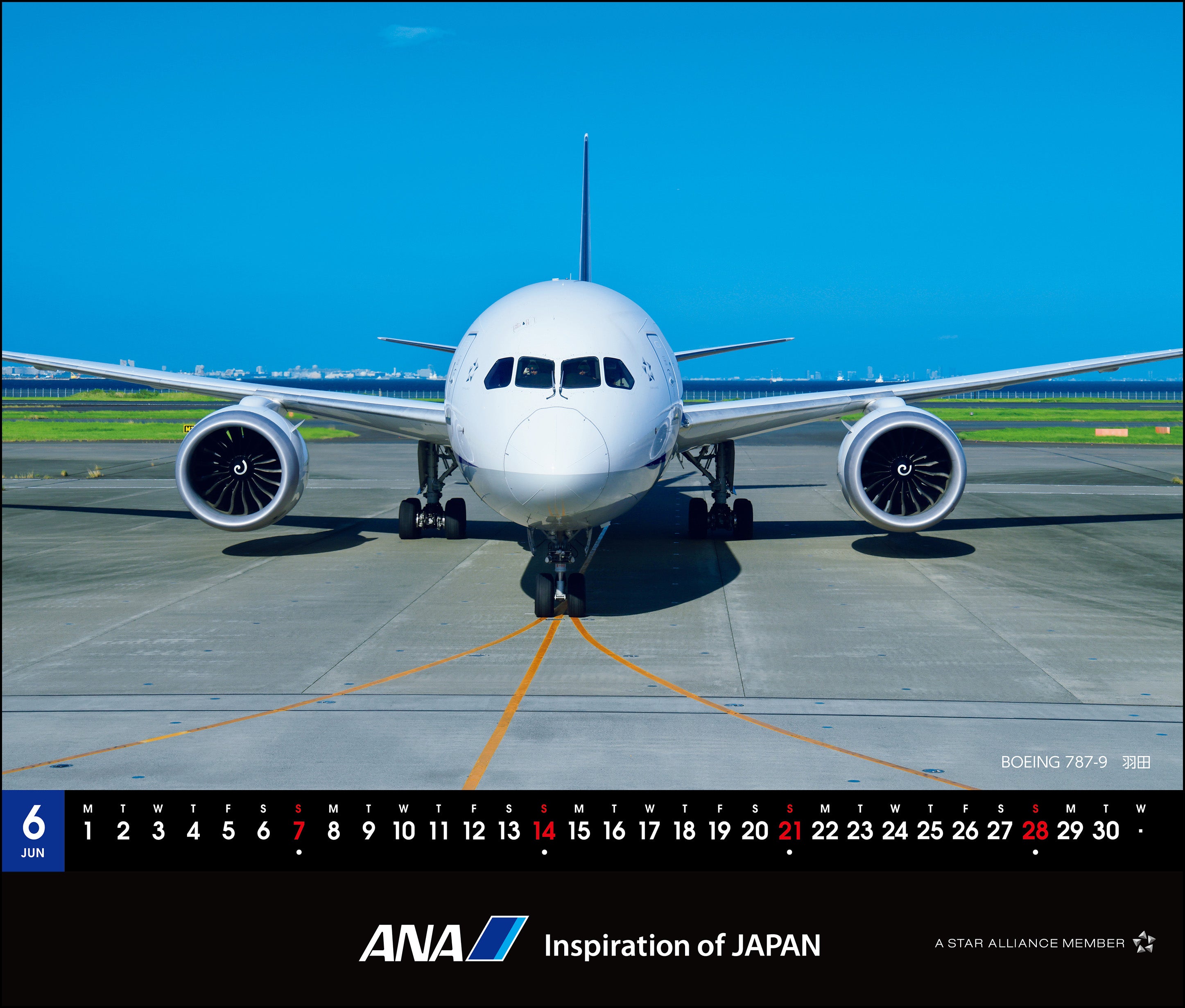 【予約商品】2026年版 卓上 ANA 787 カレンダー (AC20250826) [4961506311334]