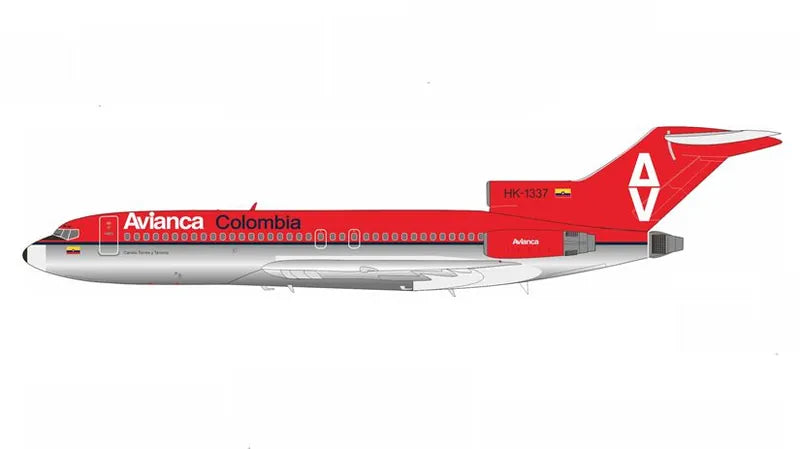 B727-100 アビアンカ航空 HK-1337 1/200 [IF721AV0726P]