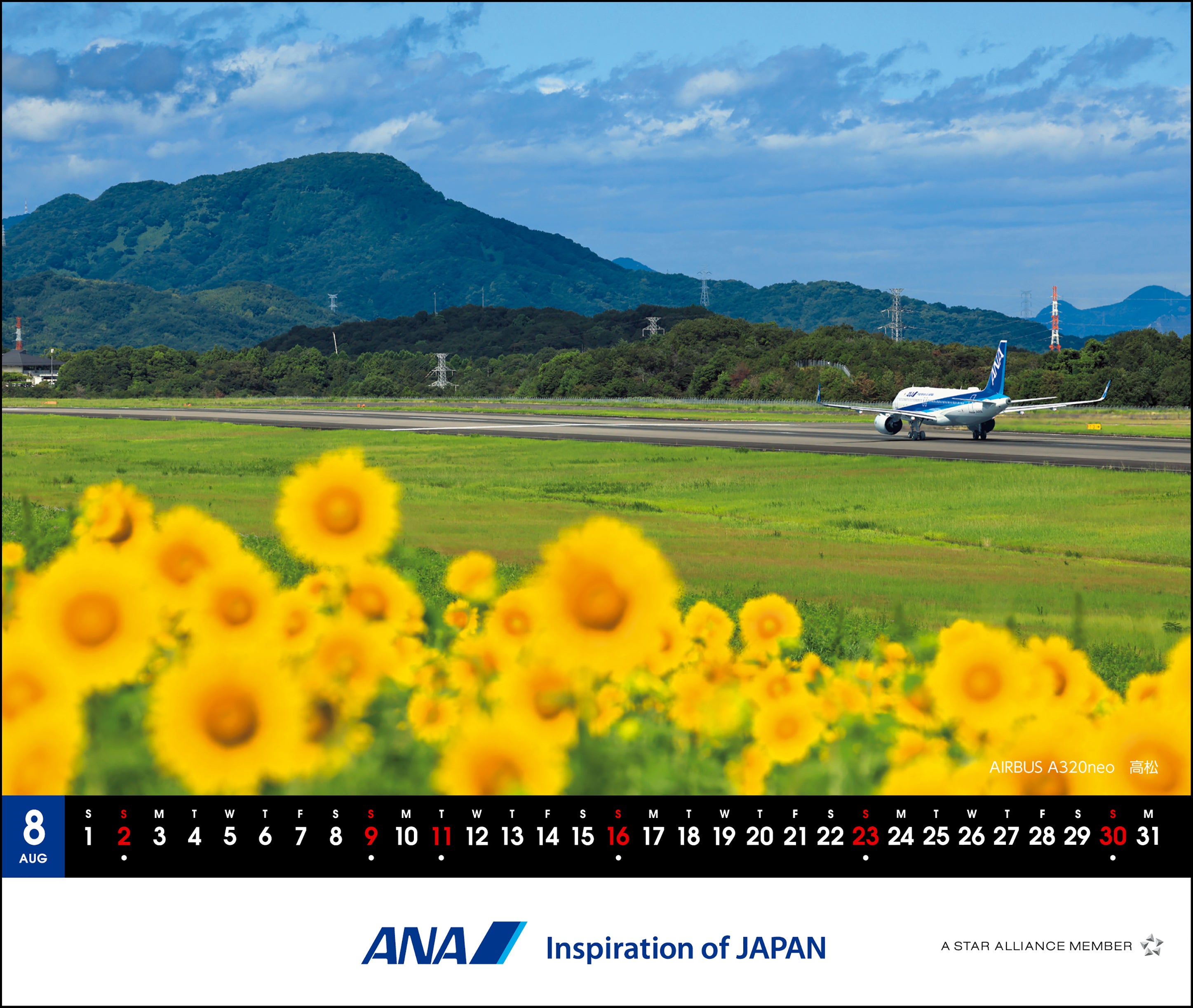 【予約商品】2026年版 卓上 ANA メモカレンダー (AC20250826) [4961506311280]