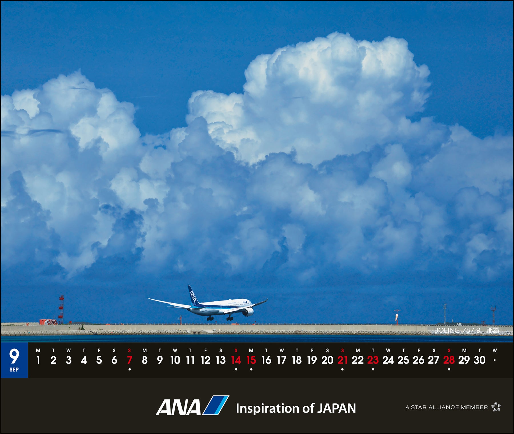 【予約商品】2025年版 卓上ANA 787カレンダー (ANA20240803) [4961506311129]