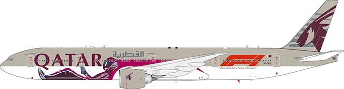 [Pre-order item] 777-300ER Qatar Airways "Official Global Airline Partner of Formula 1" A7-BEL 1/400 (AV20230909) [AV4182] 