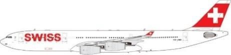 【予約商品】A340-300 スイスインターナショナルエアラインズ HB-JMB 1/400 (AV20250804) [AV4320]