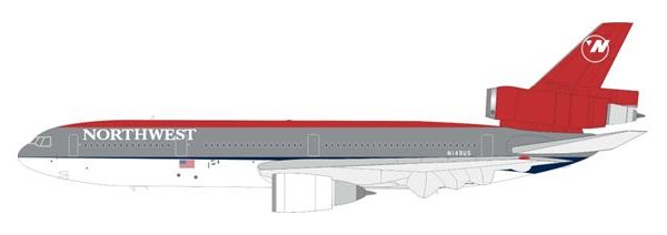 【予約商品】DC-10-40 ノースウエスト航空 N149US 1/200 (IF20250929) [B-103-NW-211]